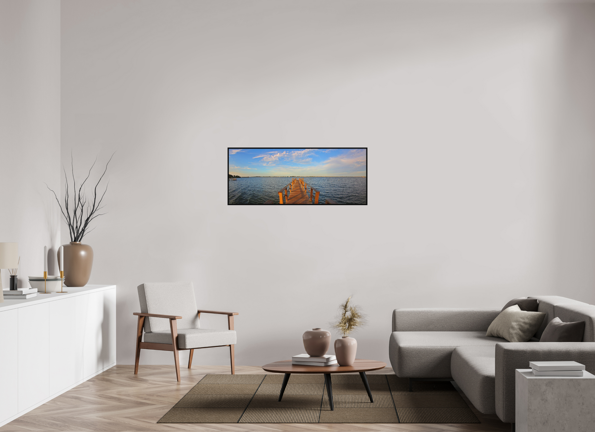 48.6 x 20″, Matte Across Cape Canaveral Metal Wall Art