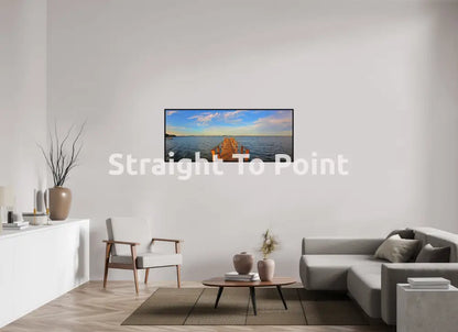 Across Cape Canaveral 58.3 x 24″ / Matte WhiteWall App Product