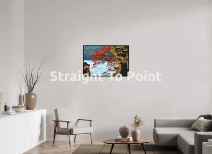 Autumn On Hudson 35.5 x 24″ / Matte WhiteWall App Product