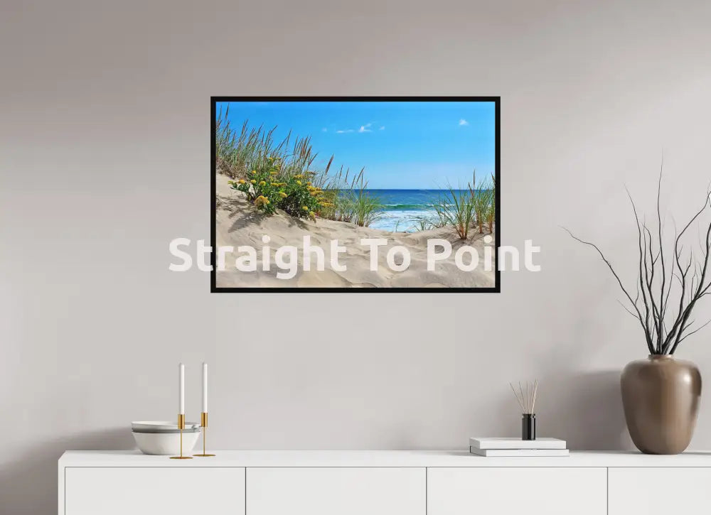 Beach Flower 35.4 x 24″ / Matte WhiteWall App Product