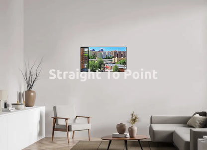 Boogie Down View 36.4 x 20″ / Matte WhiteWall App Product