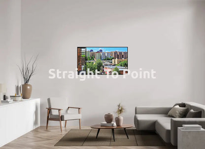 Boogie Down View 51 x 28″ / Matte WhiteWall App Product