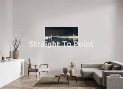 GWB Cloudy Day 55.7 x 31″ / Matte WhiteWall App Product