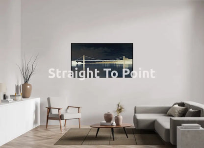 GWB Cloudy Day 63 x 35″ / Matte WhiteWall App Product