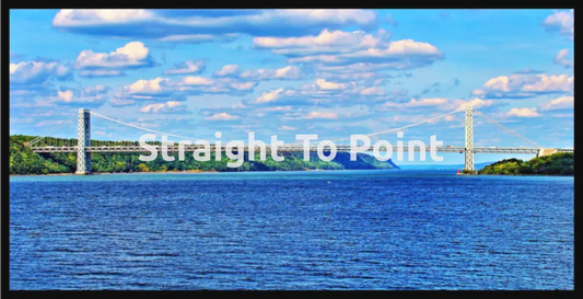 GWB Over Blue Hudson WhiteWall App Product