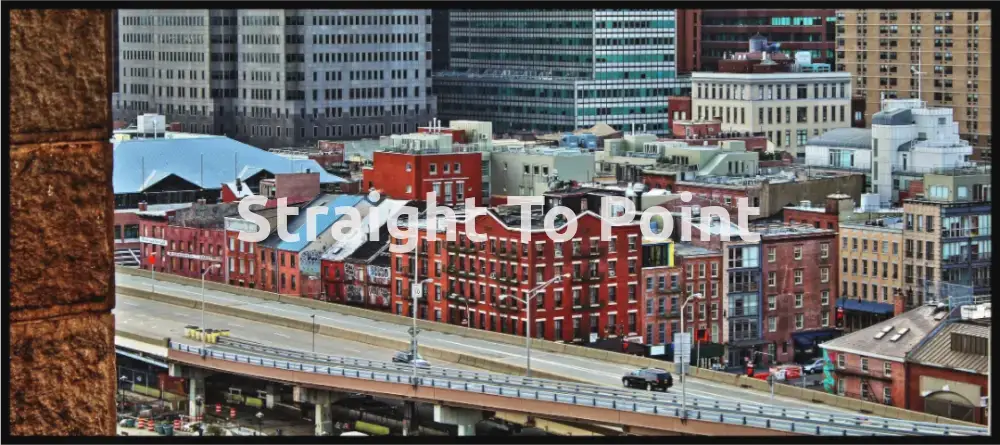 Looking Over South Street WhiteWall App Product