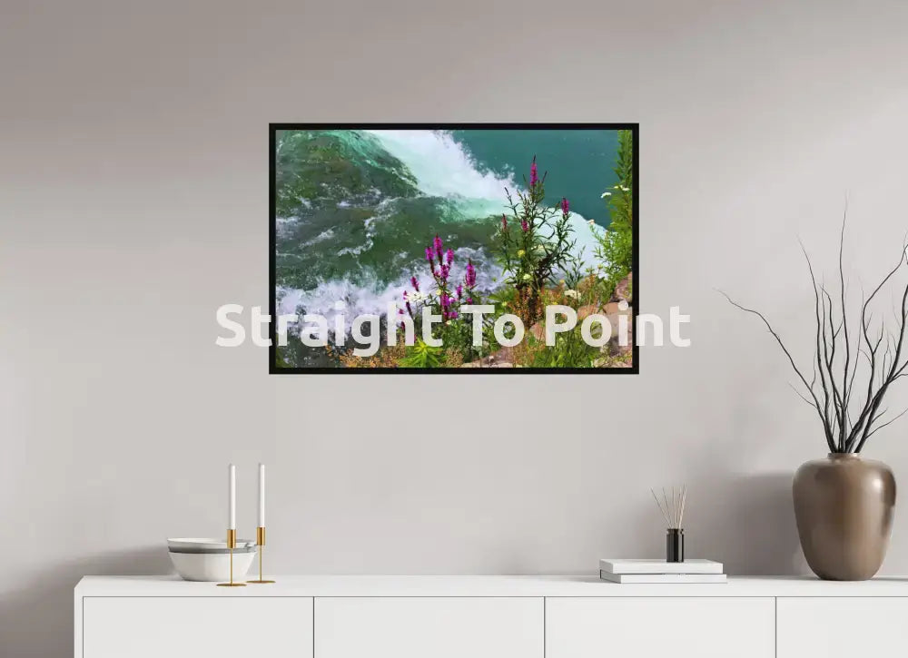 Niagara Flowers 35.4 x 24″ / Matte WhiteWall App Product